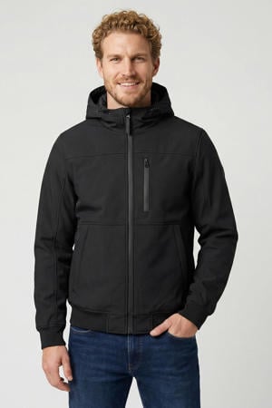 softshell jas zwart