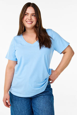 T-shirt lichtblauw