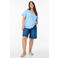 Zizzi T-shirt lichtblauw