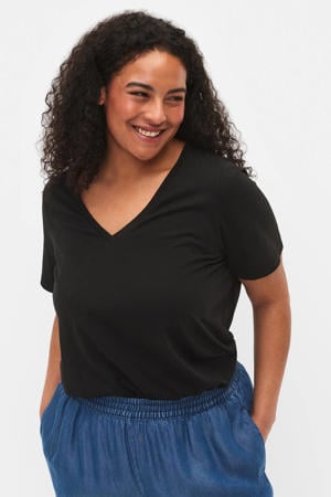 T-shirt zwart