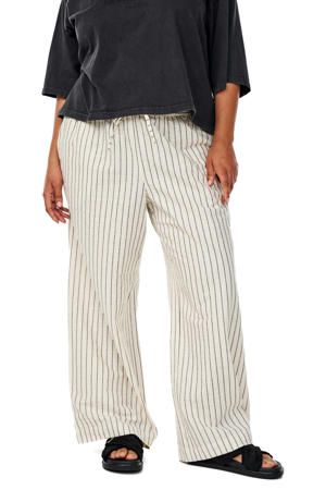 regular fit casual broek Plus Size - ecru