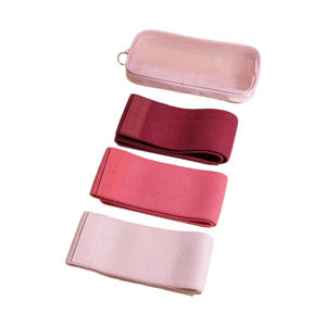  weerstandband Bloom roze (set van 3)