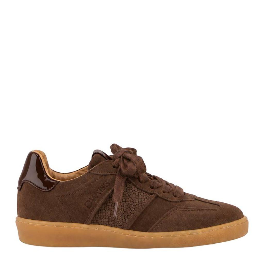 DWRS leren sneakers - donkerbruin