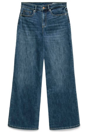 Vmolivia Stretch Hr Wide Jns Li3182 Noos wide leg jeans - donkerblauw