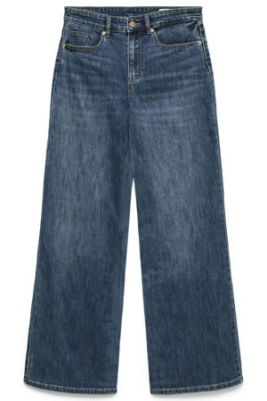 Vmolivia Stretch Hr Wide Jns Li3182 Noos wide leg jeans - donkerblauw