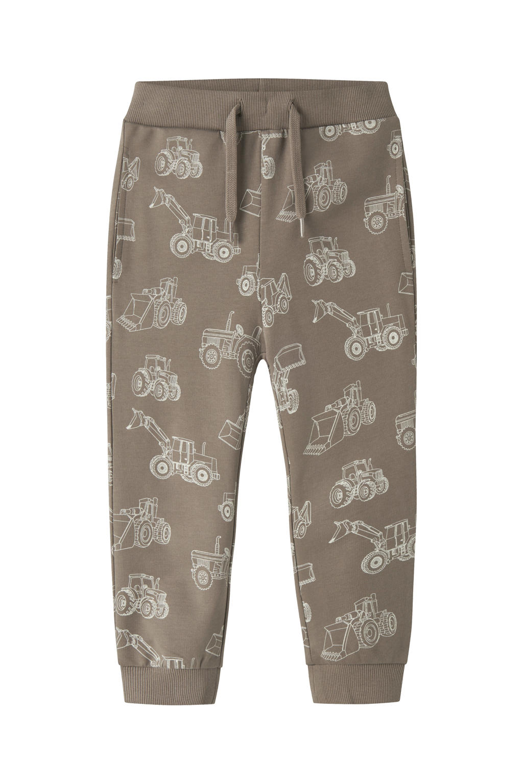 NAME IT MINI regular joggingbroek lichtbruin