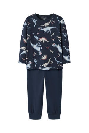 pyjama met print - donkerblauw