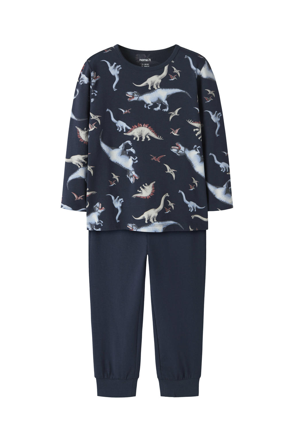 NAME IT MINI pyjama met print - donkerblauw