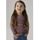 NAME IT MINI slim fit gestreepte longsleeve - roze