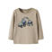 NAME IT MINI rechtvallend longsleeve met print - beige