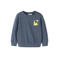 NAME IT MINI sweater met backprint - blauw