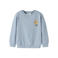 NAME IT MINI sweater met print - lichtblauw