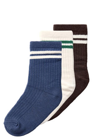 gestreepte sokken (set van 3)