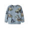 NAME IT MINI sweater met print - blauw