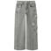 NAME IT KIDS NKFBELLA SKATER loose fit jeans light grey denim