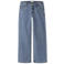 NAME IT KIDS NKFROSE wide leg jeans met print en studs - mediumblauw
