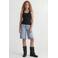 JJXX GIRL tanktop rib gebreid - zwart