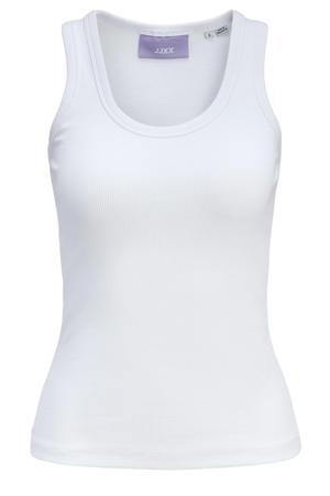 tanktop rib gebreid - wit