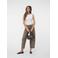 VERO MODA VMBILLIE high waist barrel jeans met panterprint - bruin