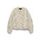 VERO MODA katoenen gebloemde zomerjas - beige