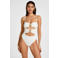 Hunkemöller cut-out badpak Crinkle wit