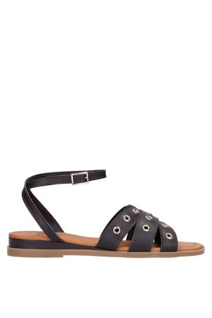 leren sandalen bruin
