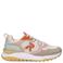 Rieker Revolution chunky leren sneakers beige/roze