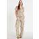 Cache Cache gestreepte gebloemde blouse groen