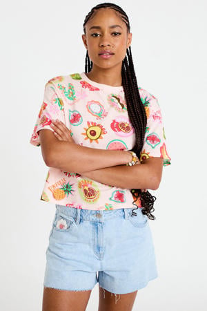 T-shirt lichtroze