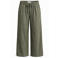 Paprika wide leg regular waist casual broek kaki