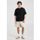 America Today relaxed fit casual short - crème