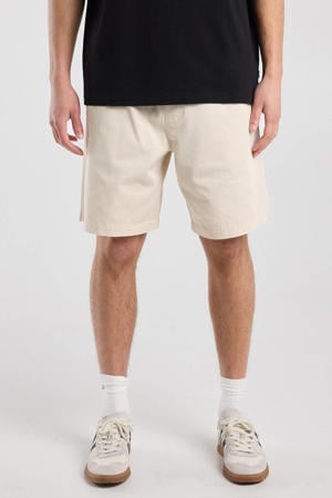 relaxed fit casual short - crème