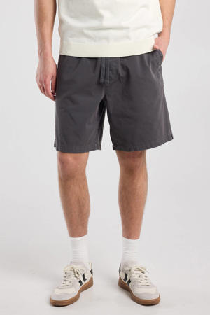 relaxed fit casual short - zwart