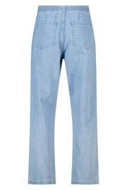 thumbnail: America Today relaxed casual broek met linnen blauw