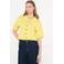 LOLALIZA gebreid vest geel