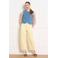 LOLALIZA high waist barrel jeans geel