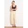 LOLALIZA high waist barrel jeans beige