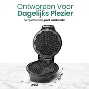 thumbnail: Emerio Wafelijzer - 20cm diameter - 1200W