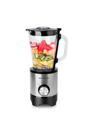 Blender - RVS - 1,5L - Glazen kan - 500W