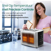 thumbnail: Emerio  Broodrooster - Digitaal display - RVS - 800W