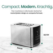 thumbnail: Emerio  Broodrooster - Digitaal display - RVS - 800W