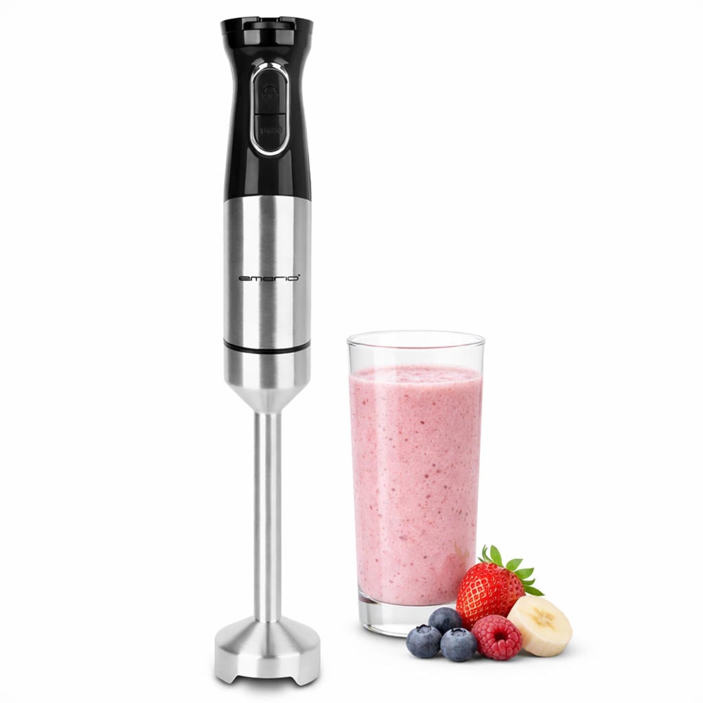 Emerio Staafmixer - 1000W - Regelbare snelheid - RVS