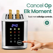 thumbnail: Emerio  Broodrooster - Digitaal kleurendisplay - RVS - 800W