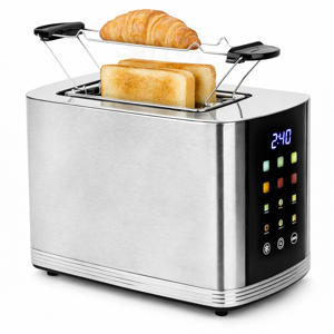 Broodrooster - Digitaal kleurendisplay - RVS - 800W