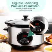 thumbnail: Emerio  Slowcooker - 3,5L - Digitaal display - 240W