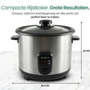 thumbnail: Emerio  Rijstkoker - 1,5L - Warmhoudfunctie - 500W