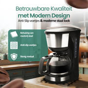 thumbnail: Emerio  Filter Koffiezetapparaat - 1,25L - 1000W