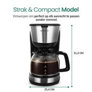 thumbnail: Emerio  Filter Koffiezetapparaat - 1,25L - 1000W