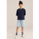 WE Fashion T-shirt donkerblauw