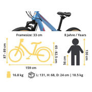 thumbnail: BikeStar  kinderfiets 24 inch blauw